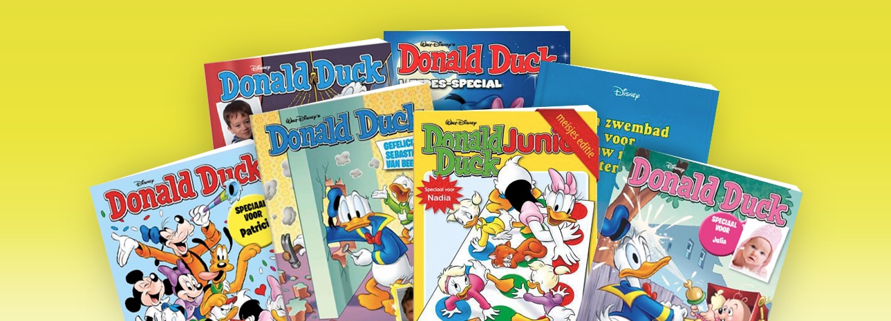 Uniek Donald Duck-cadeau: geef een gepersonaliseerde Duck