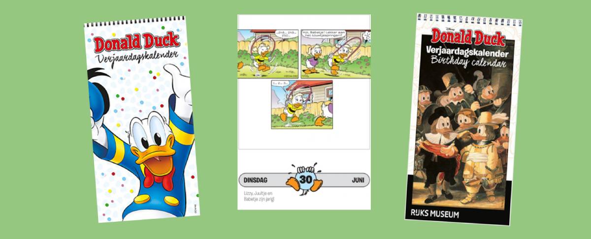 Nooit meer een datum of verjaardag vergeten met de Duck-kalenders