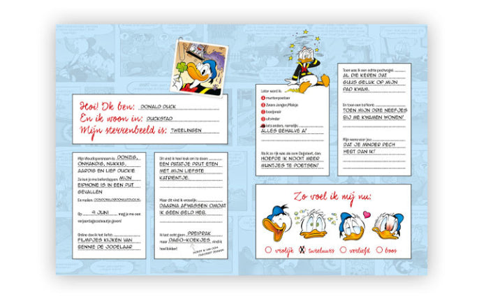 Donald Duck Stationary Vriendenboek - afbeelding 3