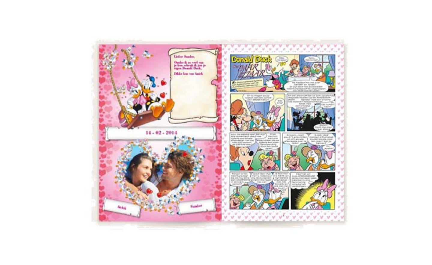 Gepersonaliseerde Donald Duck Liefde - afbeelding 2