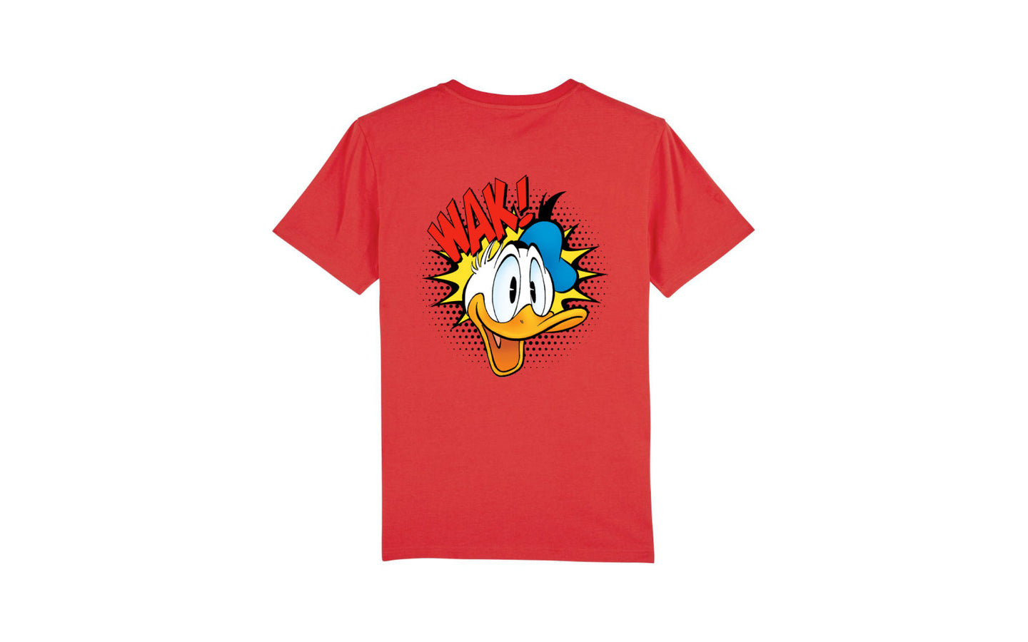 Donald Duck T-shirt 'Donald Blij' - rood - afbeelding 2