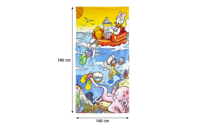 Donald Duck Strandlaken Onder water - afbeelding 3
