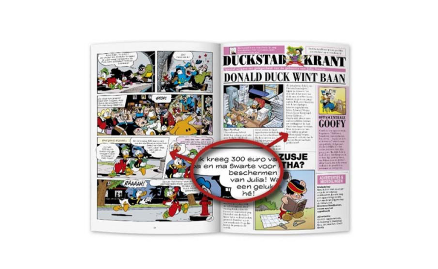 Gepersonaliseerde Donald Duck Geboorte Meisje - afbeelding 3