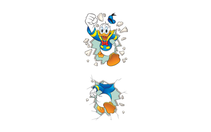 Muursticker Donald - afbeelding 1