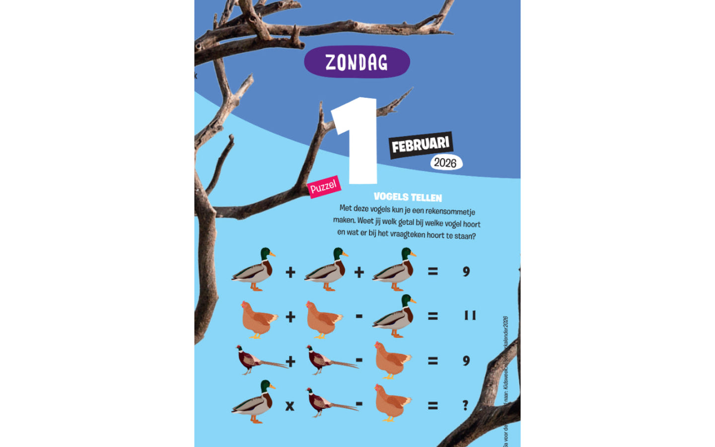 Kidsweek scheurkalender 2026 - afbeelding 2