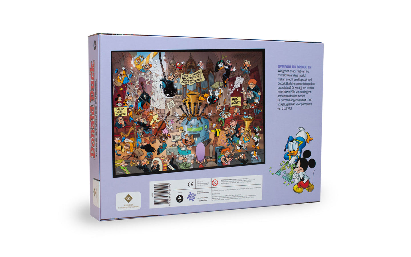Donald Duck Puzzel Orkest - afbeelding 3