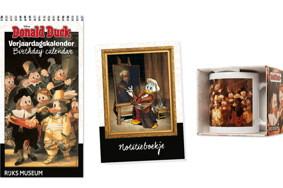 Duckwacht Kunstcollectie met gratis poster - afbeelding 1