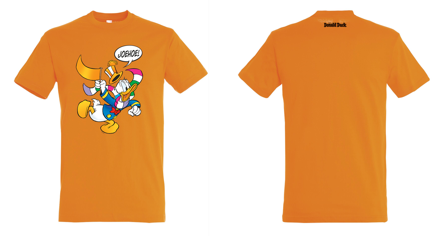 Donald Duck T-shirt Oranje Joehoe - afbeelding 1