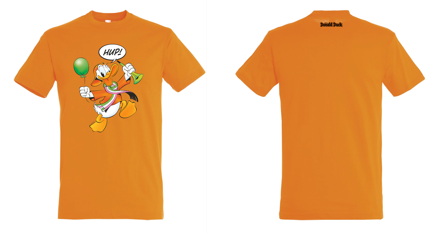 Donald Duck T-shirt Oranje Hup - afbeelding 1