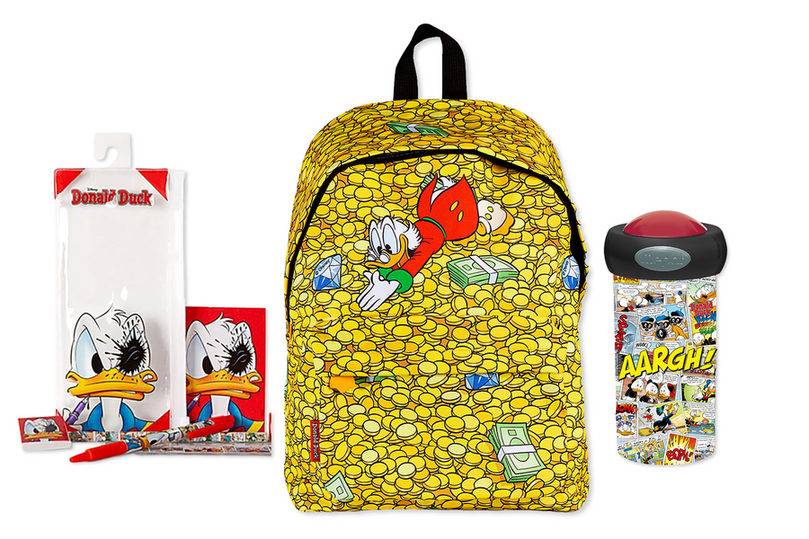Schoolpakket: rugzak Dagobert, stationary etui, schoolbeker - afbeelding 1