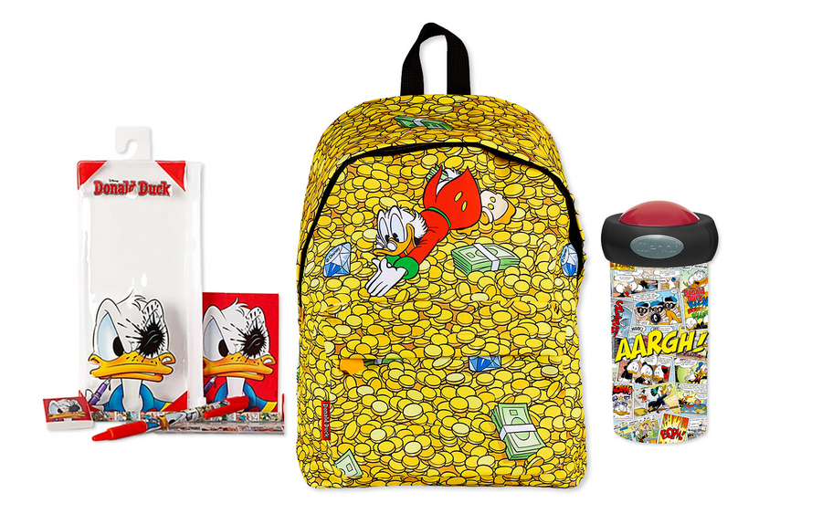 Schoolpakket: rugzak Dagobert, stationary etui, schoolbeker - afbeelding 1