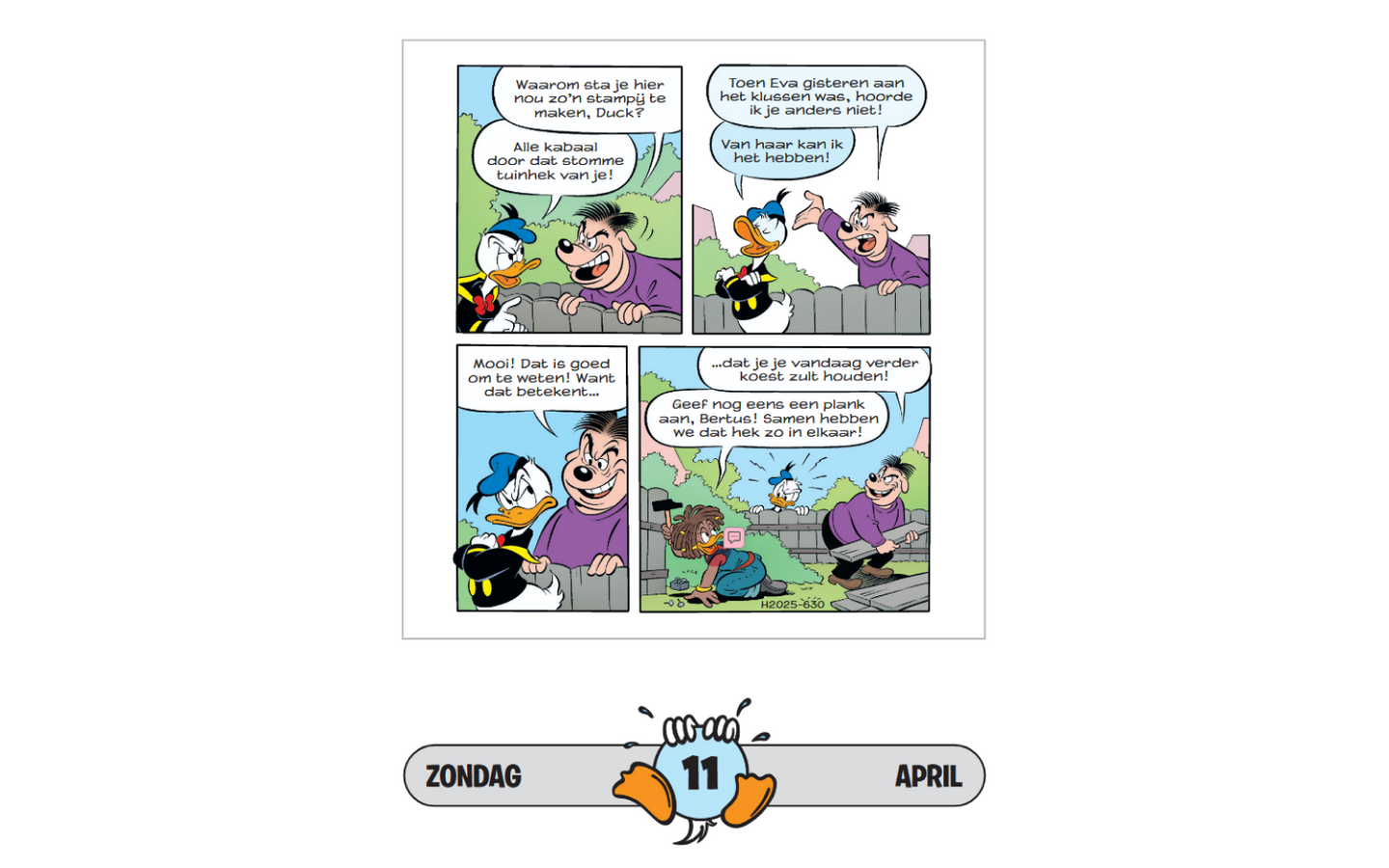 Donald Duck scheurkalender 2027 - afbeelding 2