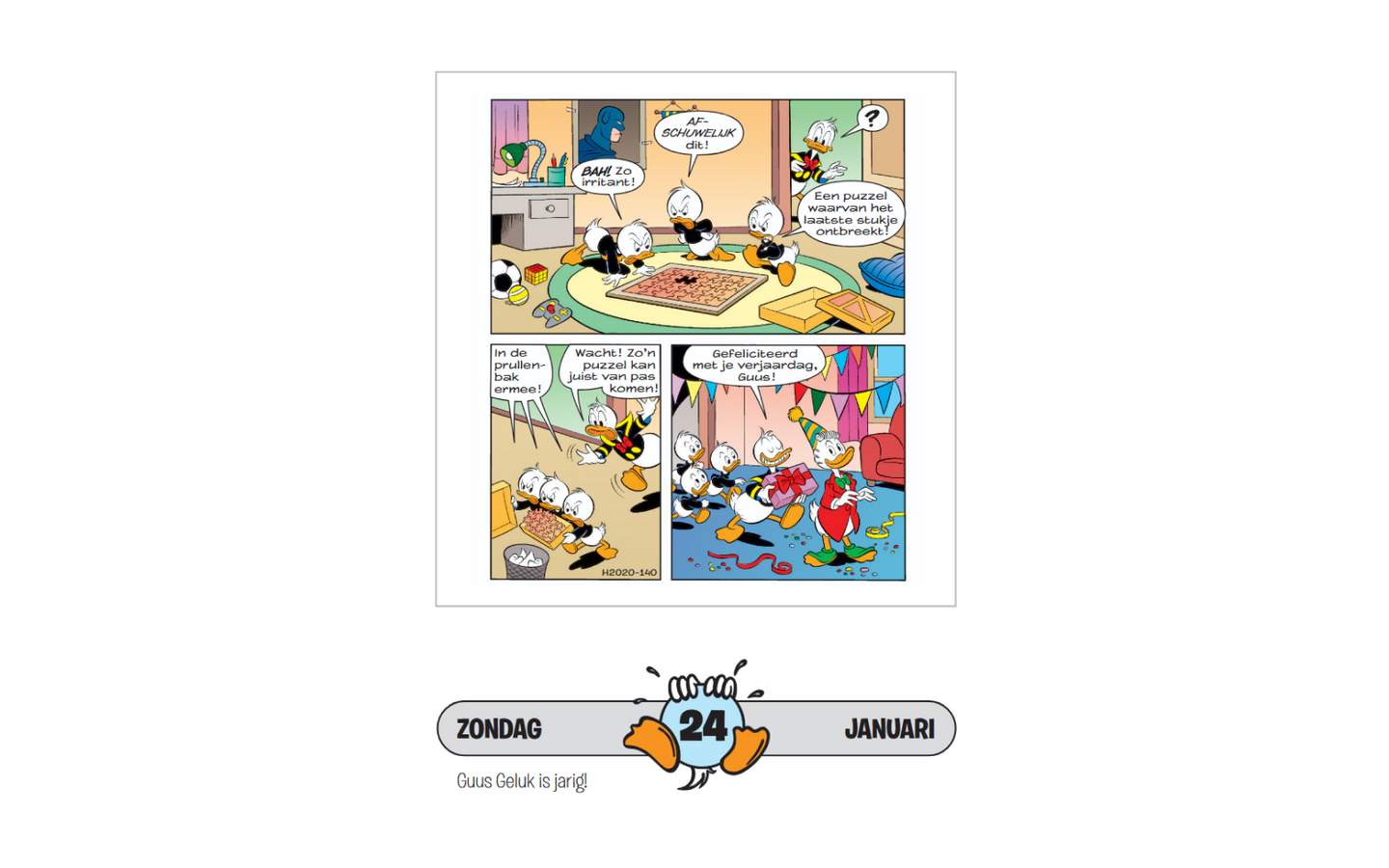 Donald Duck scheurkalender 2027 - afbeelding 3