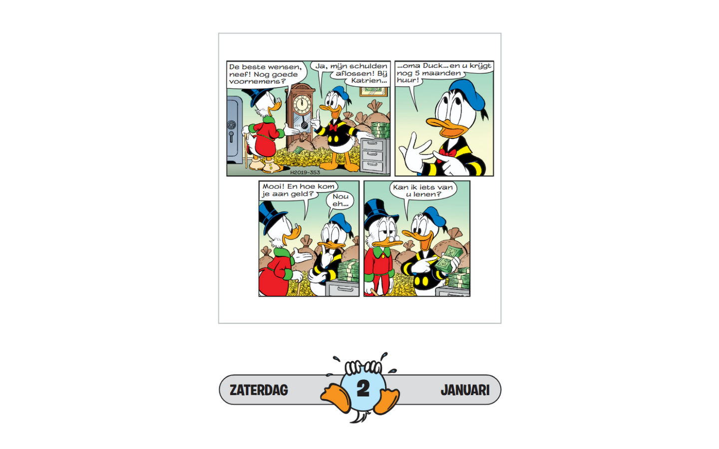 Donald Duck scheurkalender 2027 - afbeelding 4