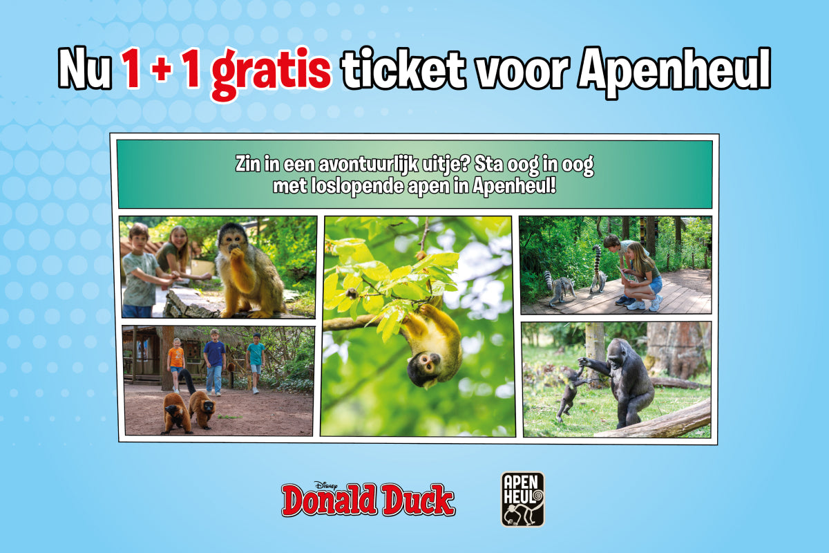 Speciale Donald Duck Apenheul - actie - afbeelding 1