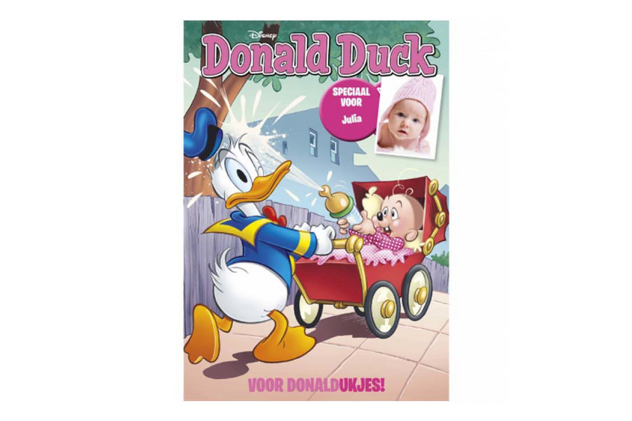 Gepersonaliseerde Donald Duck Geboorte Meisje - afbeelding 1
