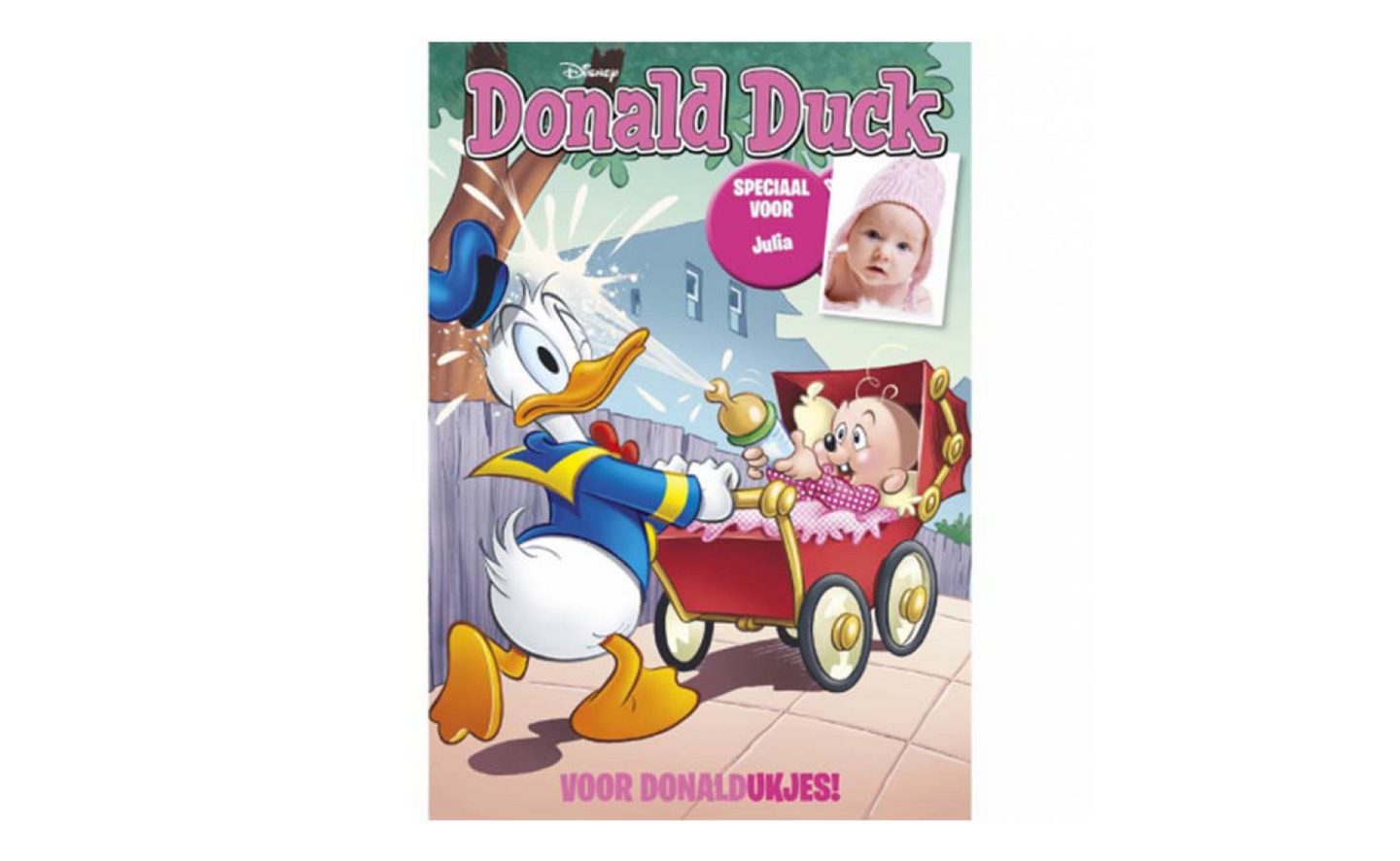 Gepersonaliseerde Donald Duck Geboorte Meisje - afbeelding 1