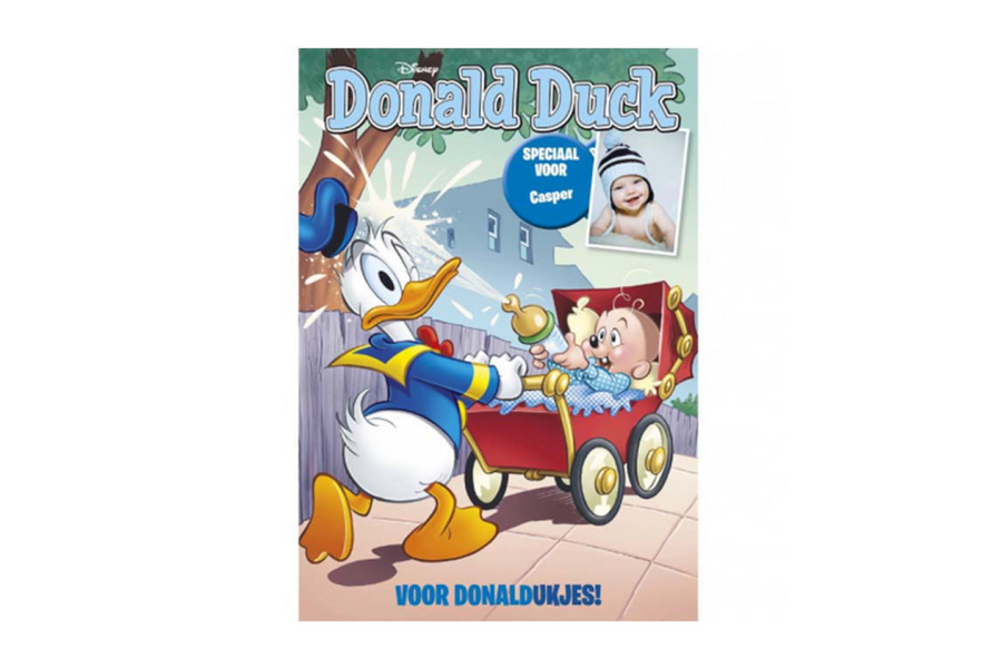 Gepersonaliseerde Donald Duck Geboorte Jongen - afbeelding 1
