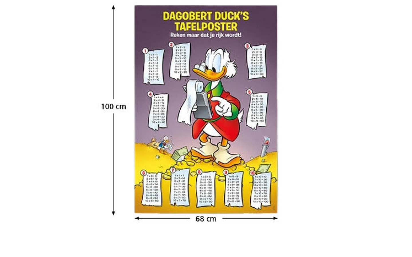 Donald Duck Poster - Tafels 1 t/m 10 en DT-regels - afbeelding 6