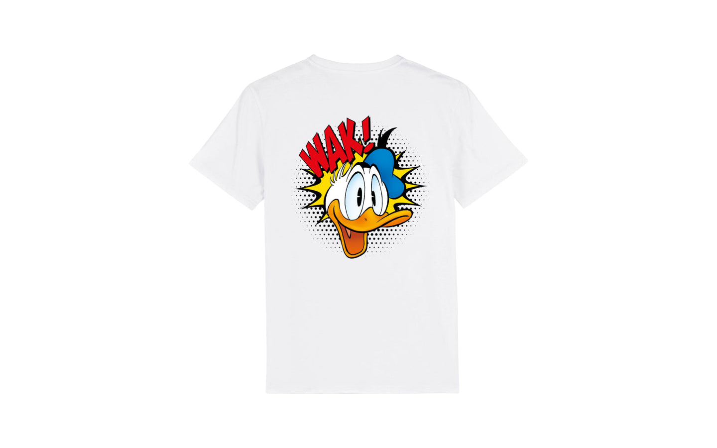 Donald Duck T-shirt 'Donald Blij' - wit - afbeelding 6