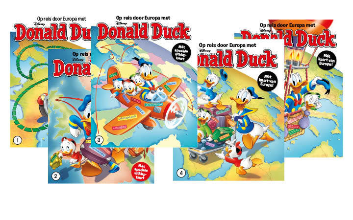 Donald Duck Reis door Europa box 1-5 - afbeelding 8