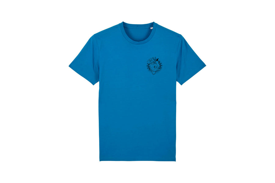 Donald Duck T-shirt 'Donald Blij' - blauw - afbeelding 1