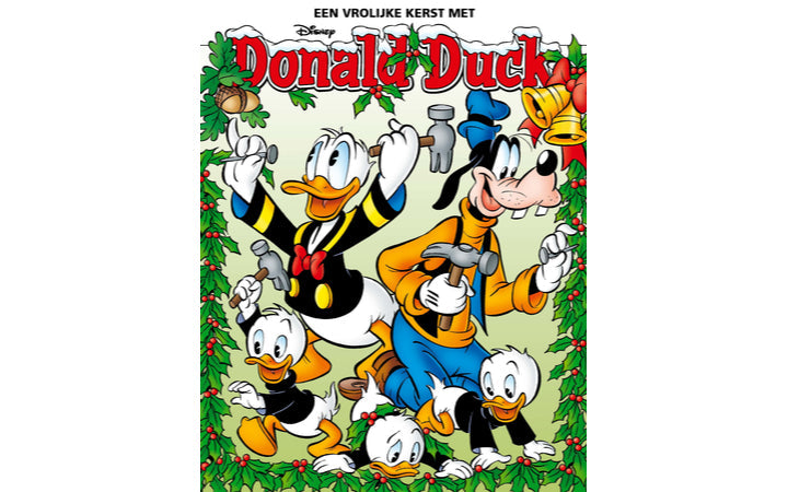 Vrolijke Kerst met Donald Duck - afbeelding 1
